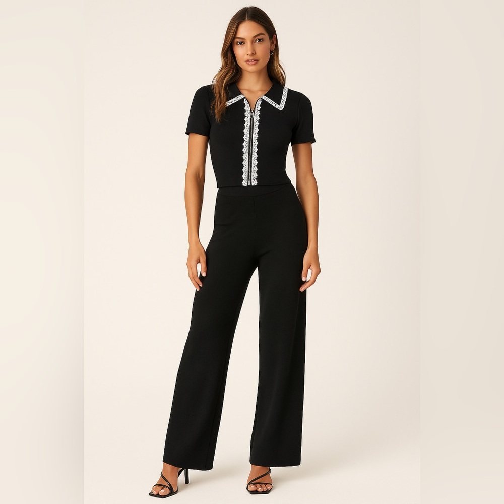 Elegant Black Women's Sweater